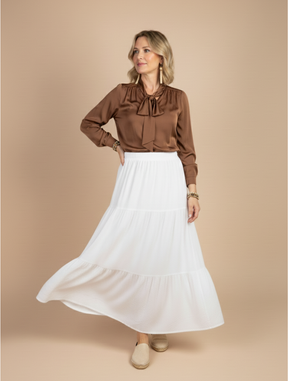 Saia Maitê Branco OFF