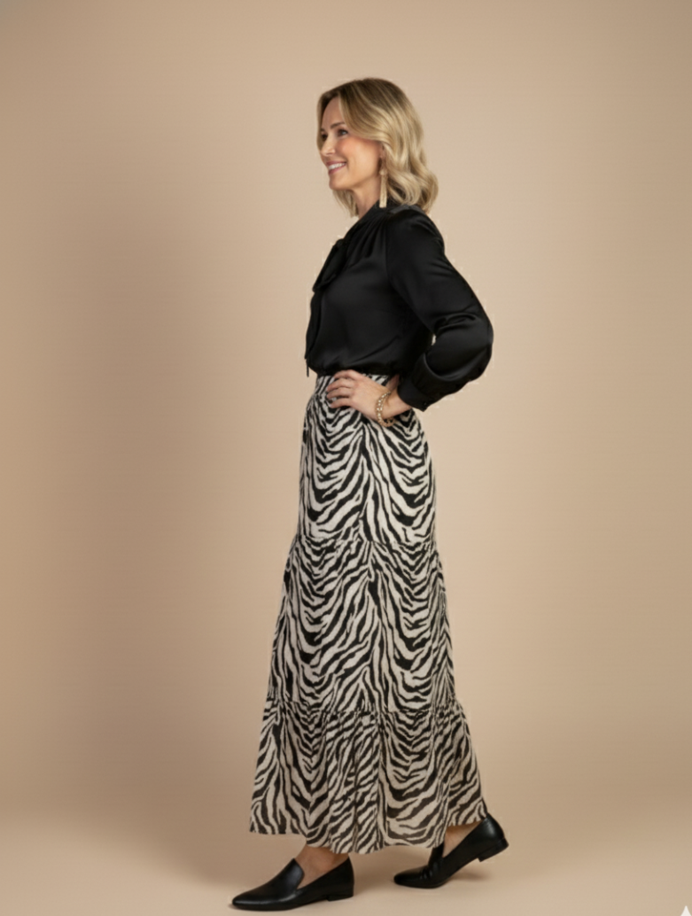 Saia Maitê Zebra