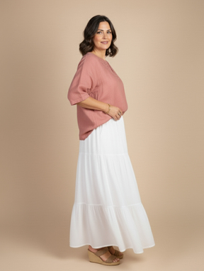 Saia Maitê Branco OFF