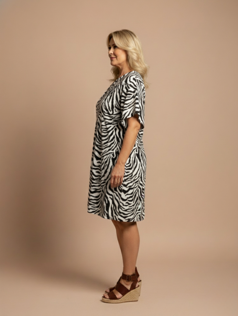 Vestido Zebra Letícia