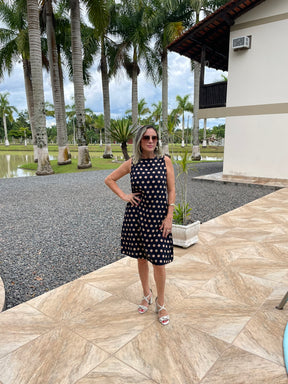Vestido Amanda com Bolsos Poá