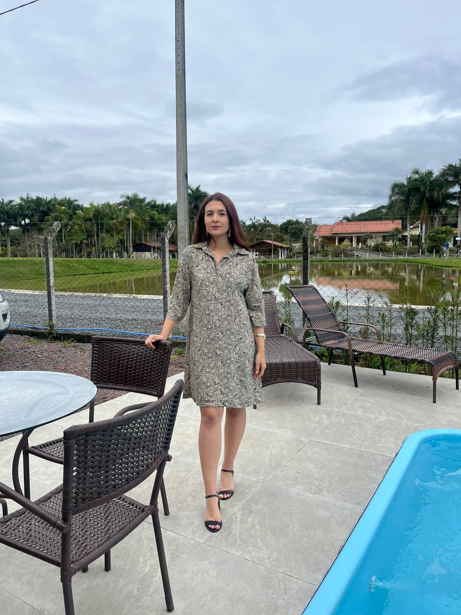 Vestido Listras Carol