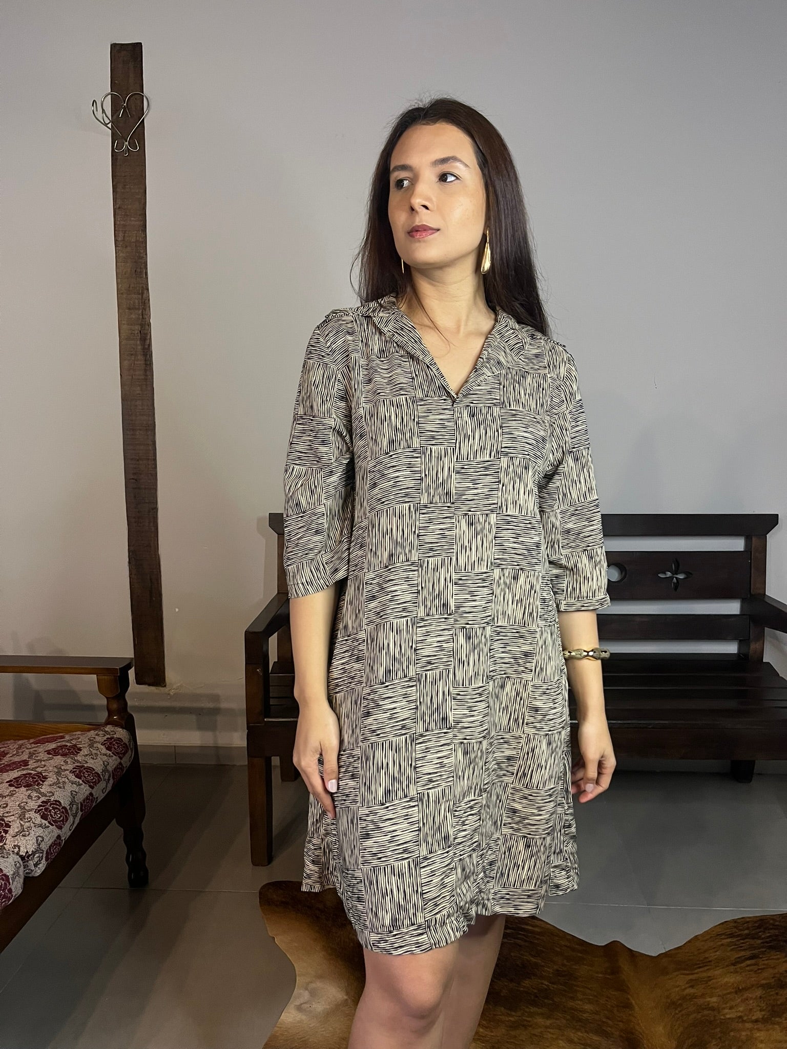 Vestido Listras Carol