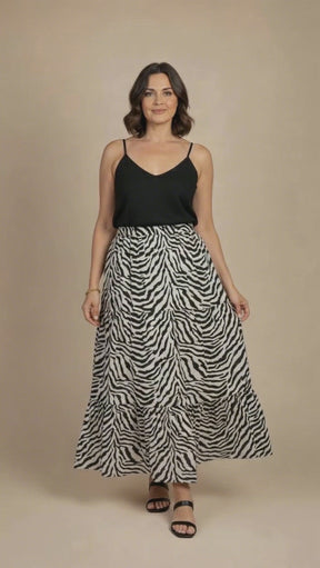 Saia Maitê Zebra