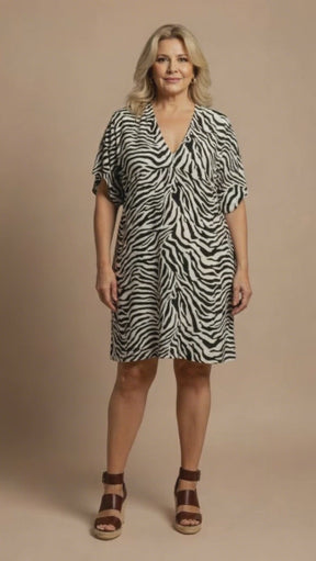 Vestido Zebra Letícia