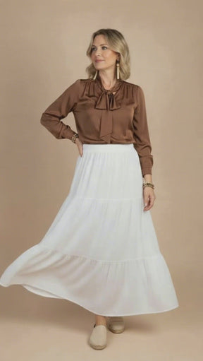 Saia Maitê Branco OFF